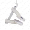 29/71 Pure White Ergonomic Carbon Nose Clip