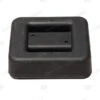 2 Kg / 4.4 Lbs Black Rubber Coated Belt Weight