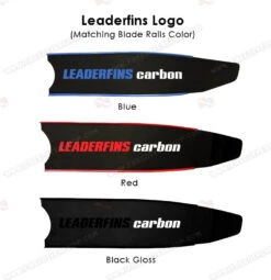 Leaderfins Blue Ice Fins -Diving Supplies Store big logo leaderfins 25