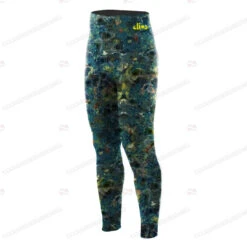 Elios Blue Reef Camouflage High Waist Pants