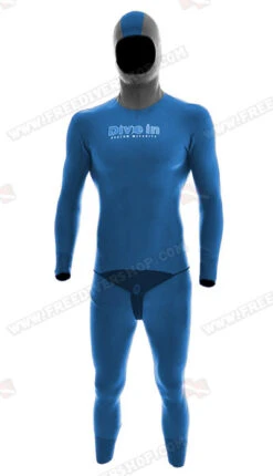 Divein Nanoskin Competitor Wetsuit -Diving Supplies Store blue shop
