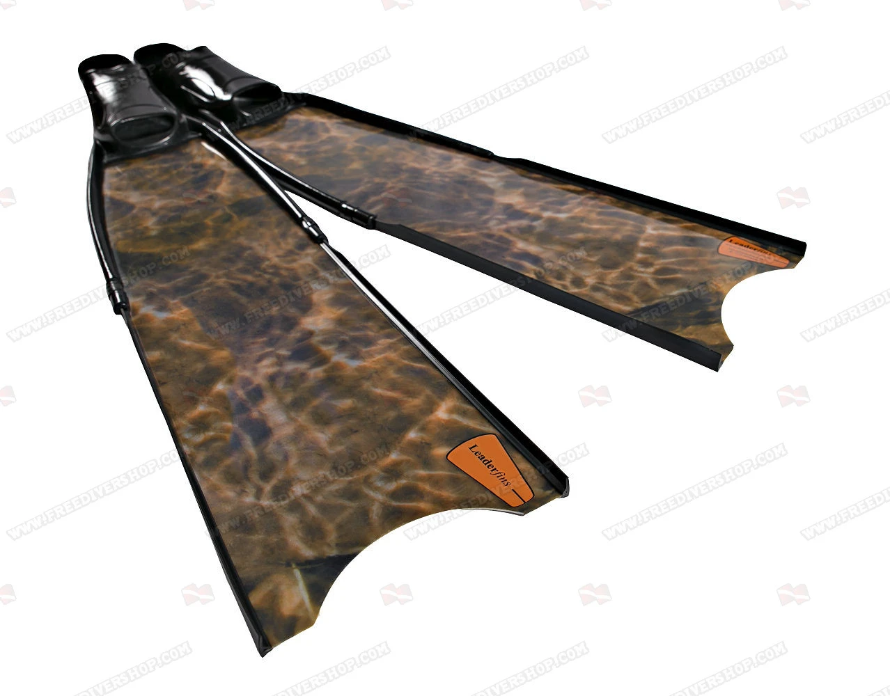 Leaderfins Brown Camo Fins 3 Leaderfins Brown Camo Fins - Image 3