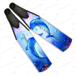 Deep Dive Xtasy Dolphin Reef Performance Carbon Fins