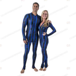 SlipIns Electric Blue Wave Dive/Surf Skin -Diving Supplies Store electric blue wave 02 1