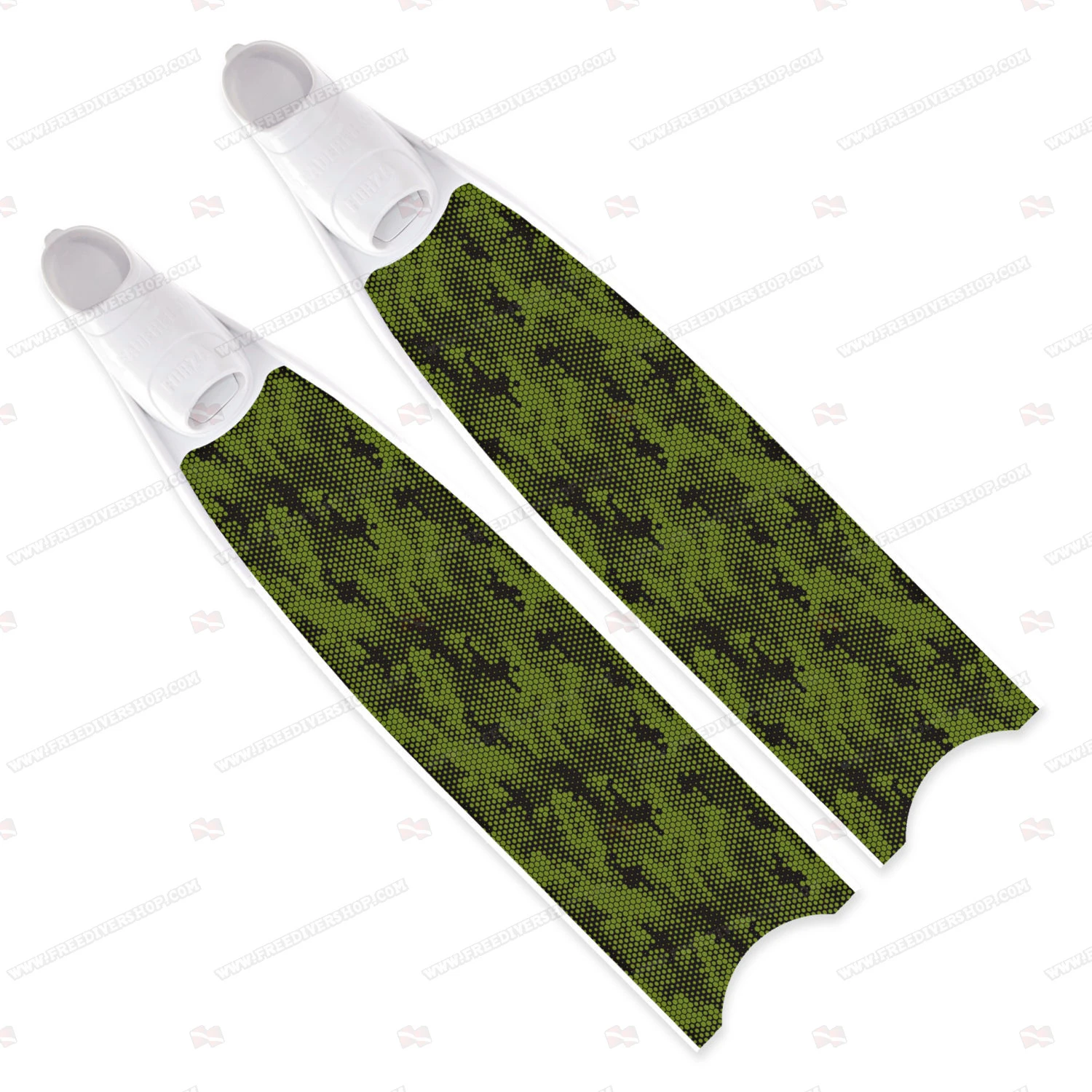 Leaderfins Green Honeycomb Fins 1 Leaderfins Green Honeycomb Fins