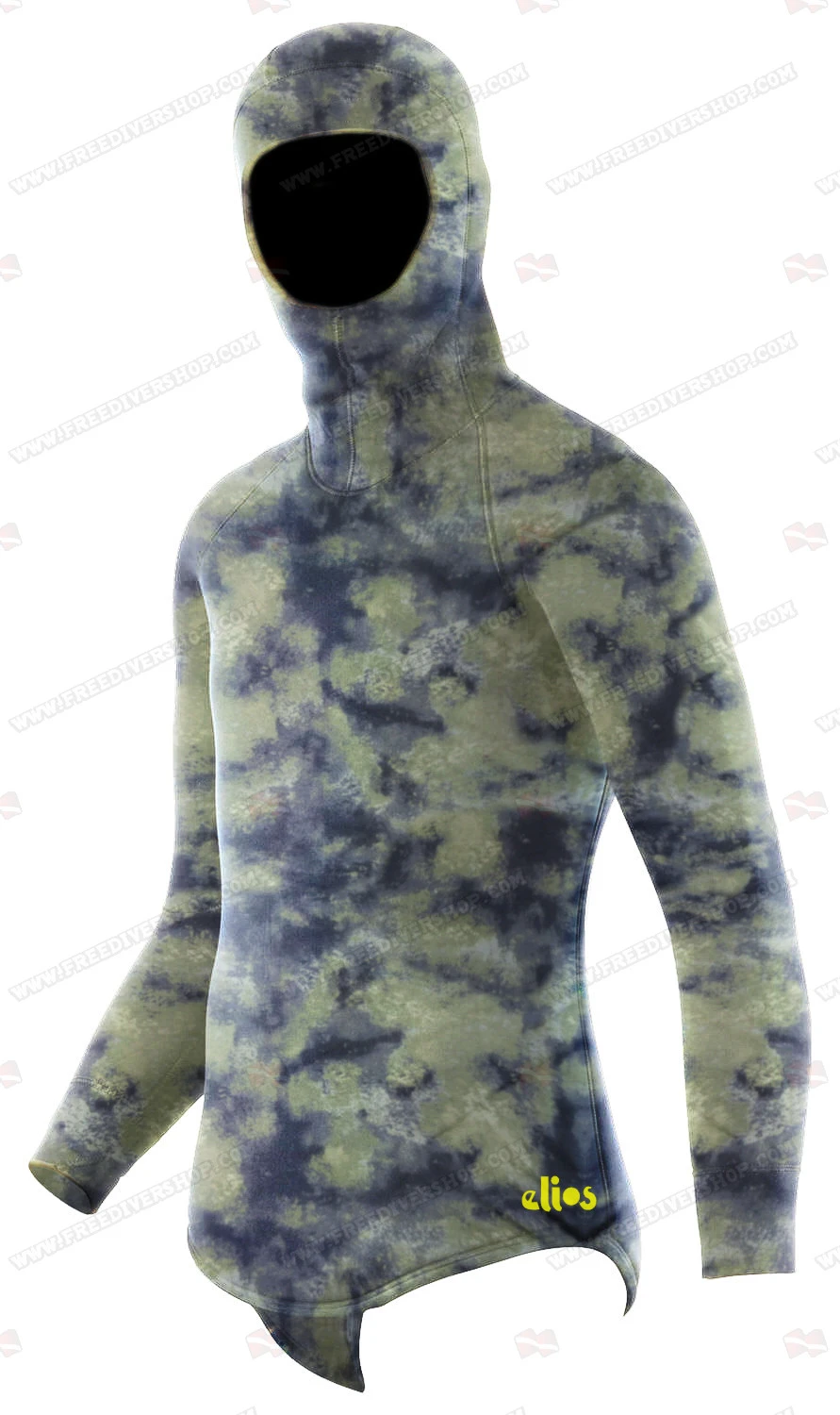 Elios Hyperstretch Green Camouflage - Tailor Made Wetsuit 2 Elios Hyperstretch Green Camouflage - Tailor Made Wetsuit - Image 2