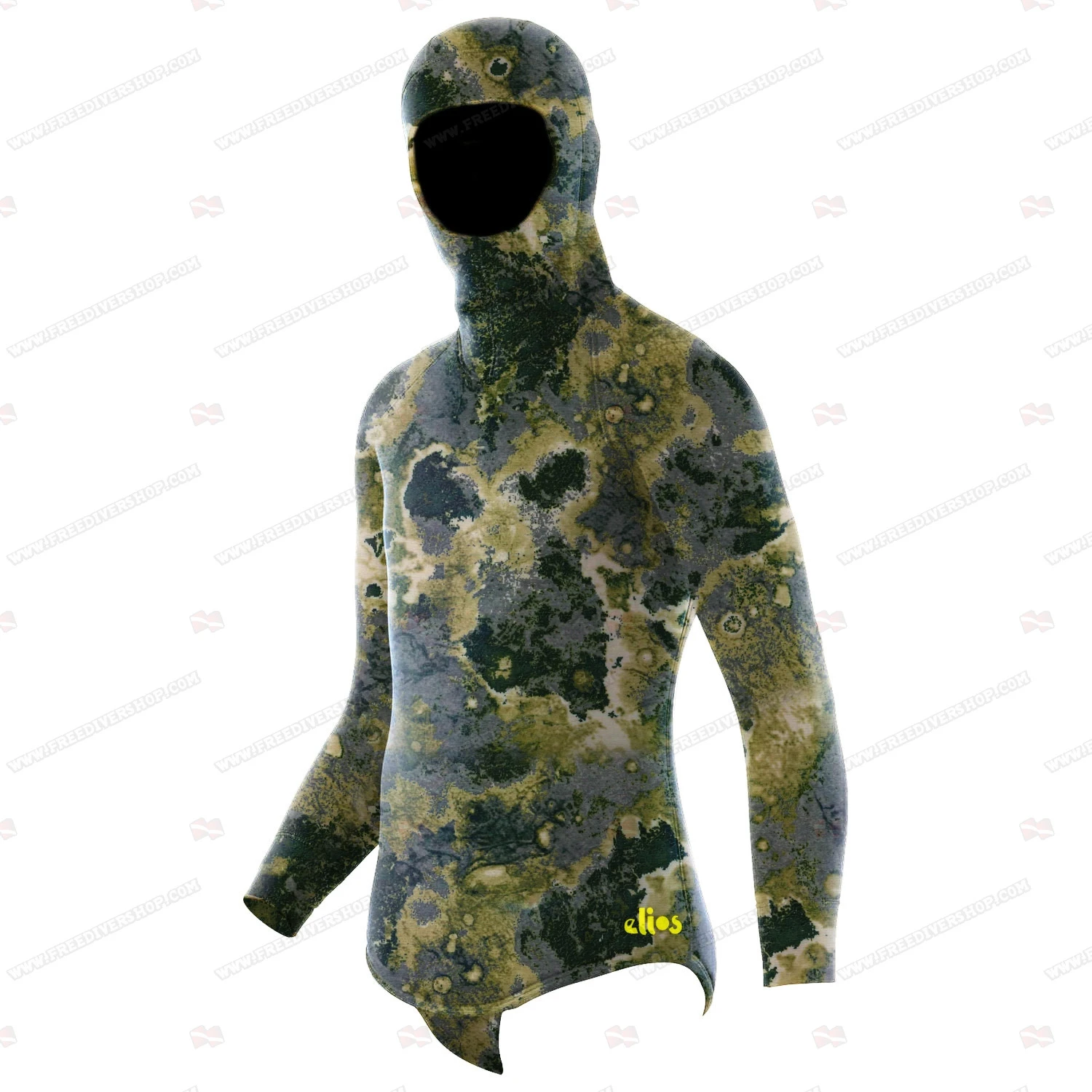Elios Green Reef Camouflage - Tailor Made Wetsuit 2 Elios Green Reef Camouflage - Tailor Made Wetsuit - Image 2