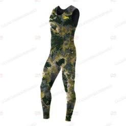 Elios Green Reef Camouflage Long John Pants