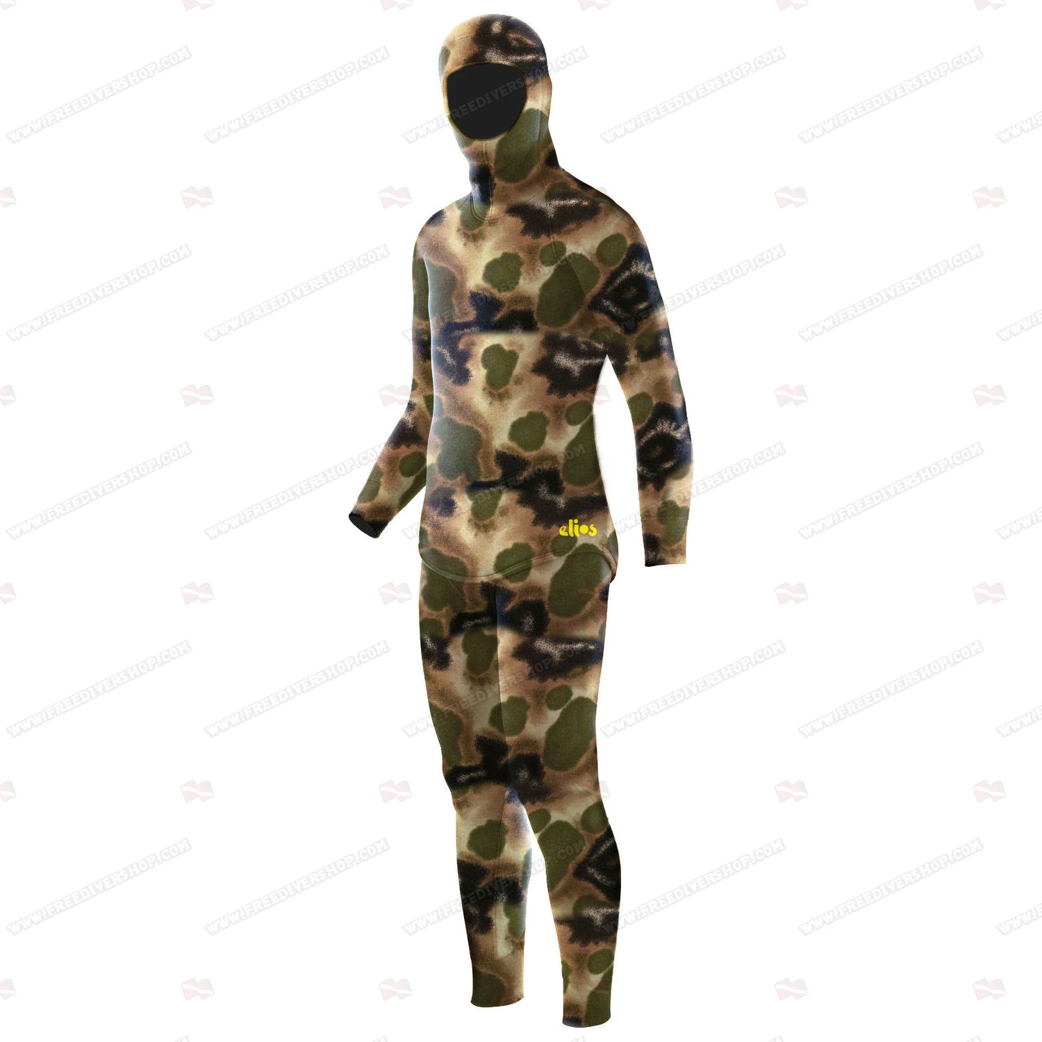 Elios Classic Brown Hydro Camouflage Wetsuit 1 Elios Classic Brown Hydro Camouflage Wetsuit