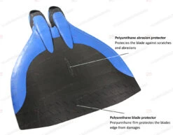 Leaderfins Hyper Professional Carbon Monofin + Socks -Diving Supplies Store hyperpro6