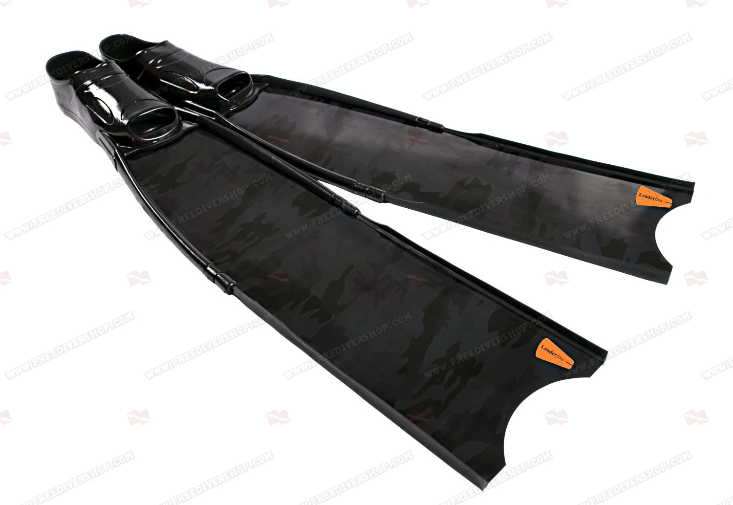 Leaderfins Black Camo Fins 2 Leaderfins Black Camo Fins - Image 2