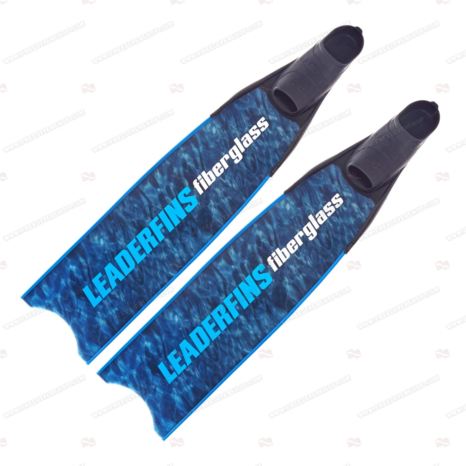 Leaderfins Forza Blue Camo Fins 4 Leaderfins Forza Blue Camo Fins - Image 4