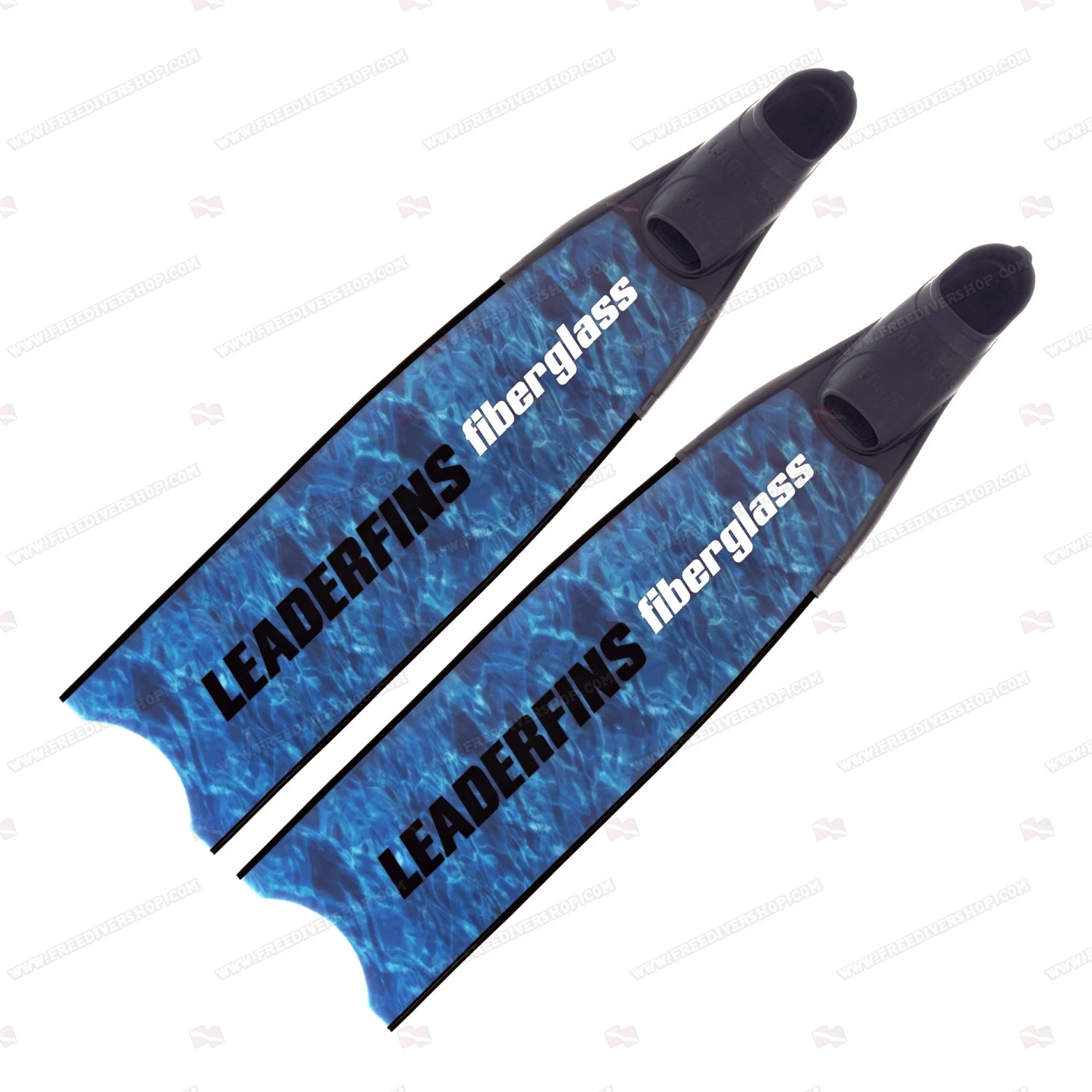 Leaderfins Forza Blue Camo Fins 5 Leaderfins Forza Blue Camo Fins - Image 5