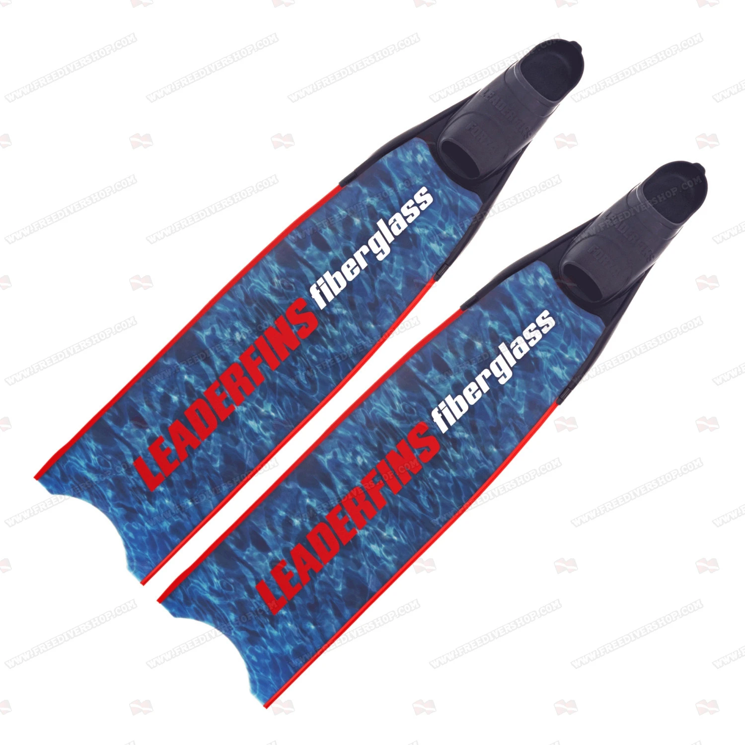 Leaderfins Forza Blue Camo Fins 7 Leaderfins Forza Blue Camo Fins - Image 7