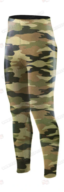 Elios Shaca / Marrone Camouflage Wetsuit -Diving Supplies Store marronne pants
