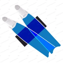 Leaderfins Neon Blue Fins - Limited Edition -Diving Supplies Store neon blue fins 04