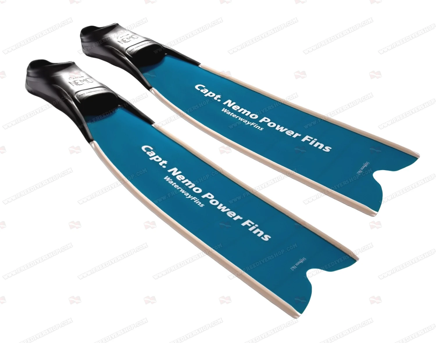 WaterWay Capt. Nemo Deep Blue Power Fins 2 WaterWay Capt. Nemo Deep Blue Power Fins - Image 2