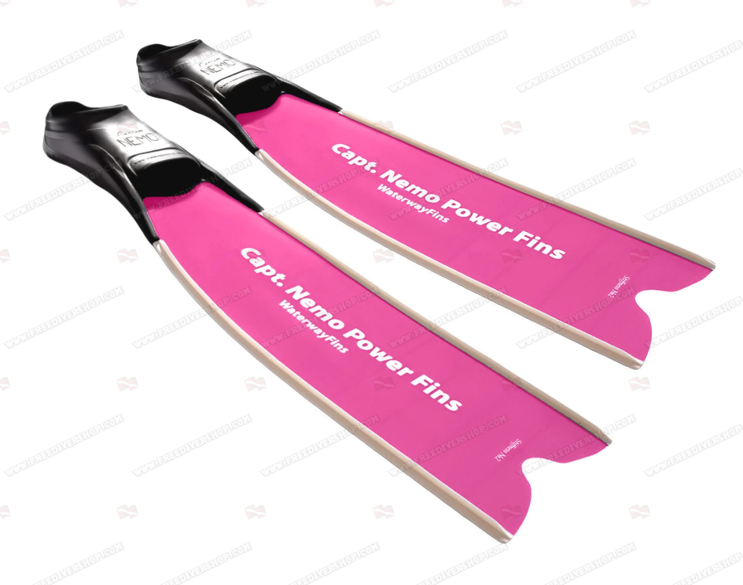 WaterWay Capt. Nemo Pink Power Fins 2 WaterWay Capt. Nemo Pink Power Fins - Image 2