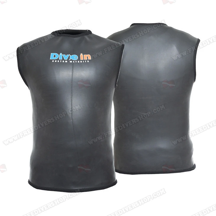 Divein Black Smoothskin Dive Vest 1 Divein Black Smoothskin Dive Vest