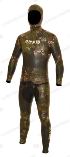 Divein Lissico Smoothskin Camouflage Wetsuit -Diving Supplies Store sareno 3 shop