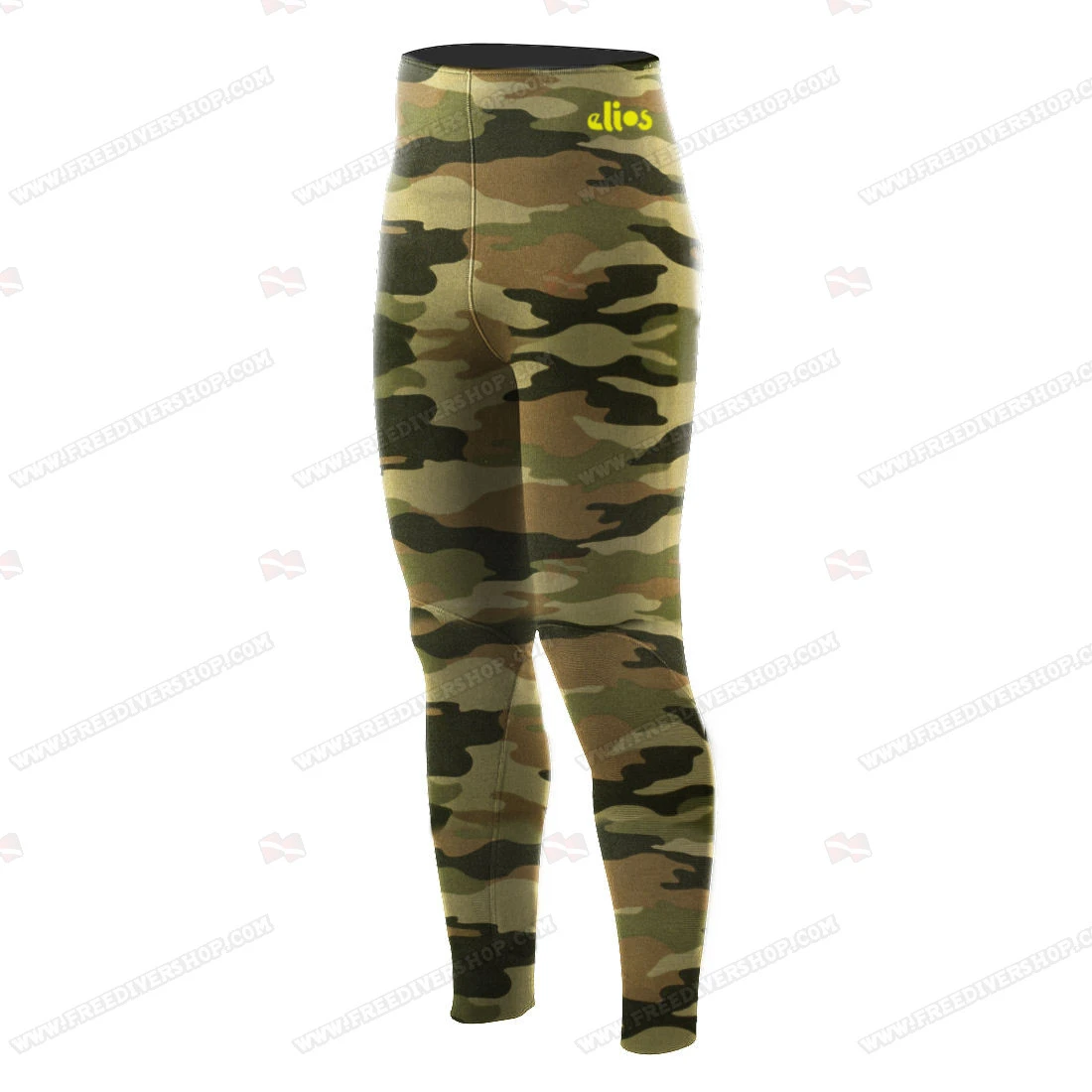 Elios Shaca / Marrone Camouflage High Waist Pants 1 Elios Shaca / Marrone Camouflage High Waist Pants