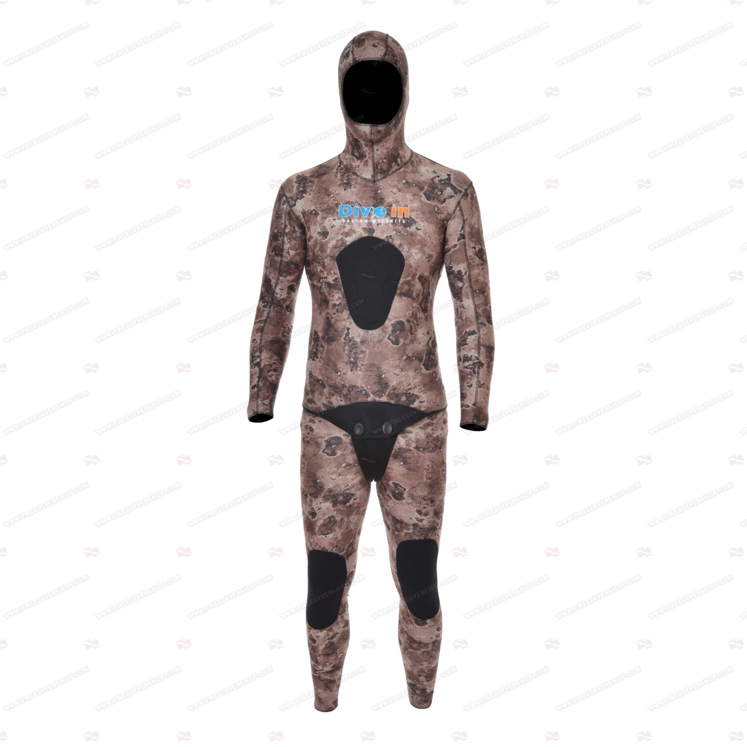 Divein Spaccato Brown - Tailor Made Wetsuit 1 Divein Spaccato Brown - Tailor Made Wetsuit
