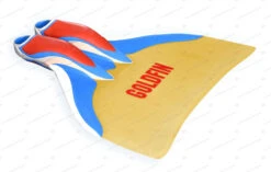 GoldFin Fish Tail Freediving Hyper Monofin -Diving Supplies Store src hyper hm bl rd wh 01 m2 1