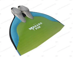 WaterWay Finswimming Tornado Monofin -Diving Supplies Store waterway tornado green 1